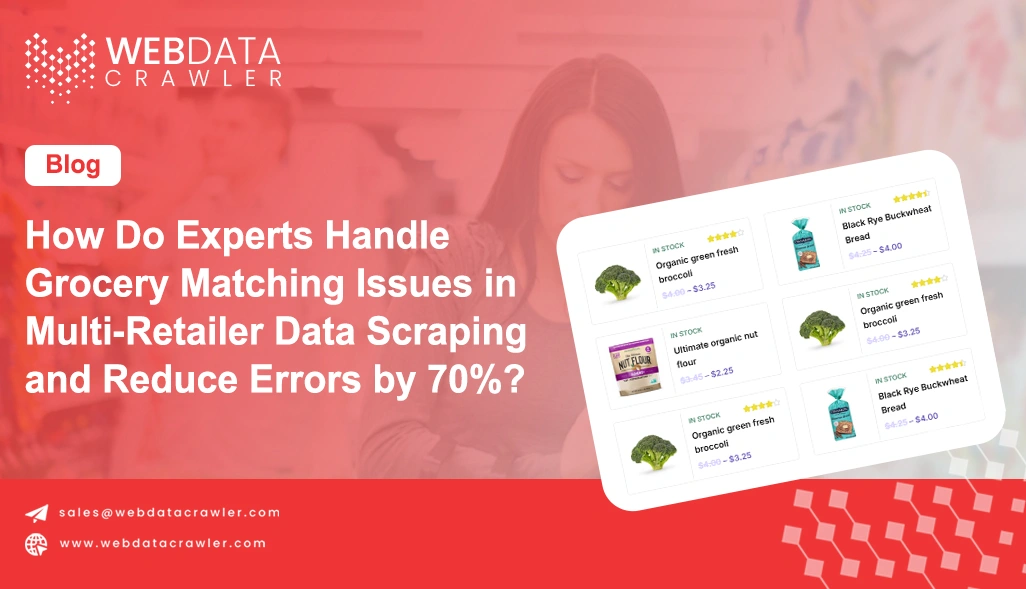 How Do Experts Handle Grocery Matching Issues in Multi-Retailer Data Scraping and Reduce Errors by 70%?